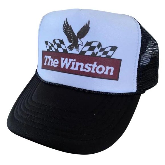 Other - Retro Vintage The Winston Hat Winston Cup Trucker snapback Black Cap NASCAR 80s